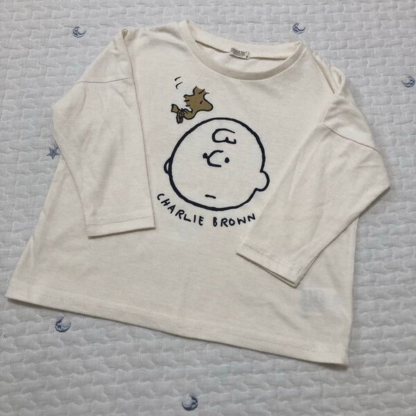 PEANUTS チャーリーブラウン ロンT アイボリー