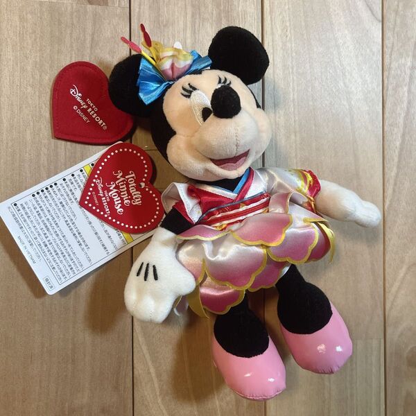 ディズニーリゾート トータリーミニー ぬいぐるみバッジ 彩涼華舞