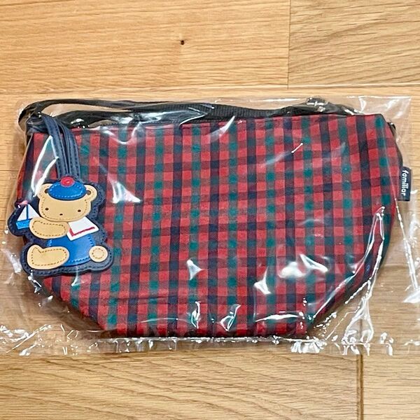 【新品タグ付】familiar ポシェット レッド ☆完売中