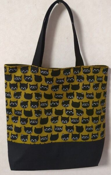 トートバッグ(ハンドメイド)ねこ柄