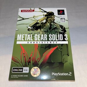 【未開封品】 METAL GEAR SOLID 3 SUBSISTENCE (初回生産版) ★プレイステーション2★