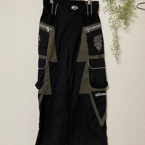 SPACE TRIBE/テックパンツ/ボトム/S/ポリエステル 未使用品タグ付き