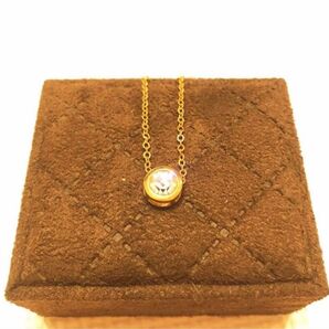 18KGP ゴールドクリスタルネックレス