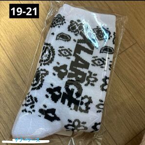エクストララージキッズ 19-21ロゴ ソックス ペイズリーエクストララージ 靴下 ヤフーケース