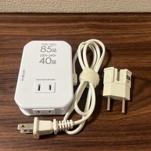 kashimura 変圧器 TI -111 AC 海外旅行用 アメリカ ヨーロッパ オーストラリア + コンセント変換アダプタ1個