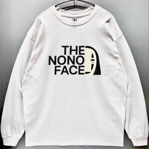 男女兼用 ザ.ノーノーフェイス パロディロンT ネタTおもしろT長袖Tシャツ