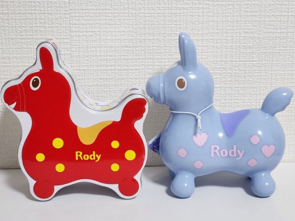 RODY ロディ グミキャンデー缶(空缶) & リアルロディ ゲオ限定ver.