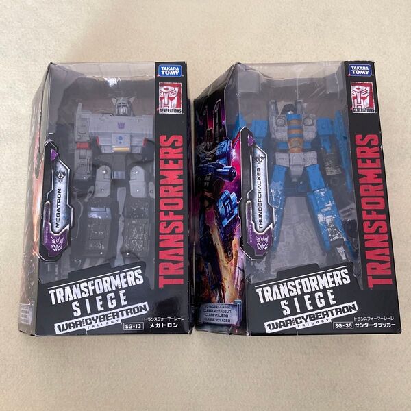 【2点セット】SG13 メガトロン SG-35 サンダークラッカー トランスフォーマー シージ タカラトミー