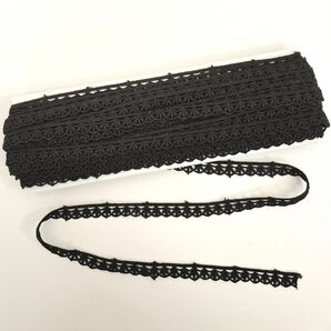 ケミカルレース 黒 切り売り 5m