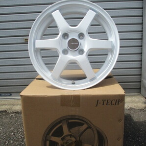 全国送料込■J-TECHS-6■15×4.5J+45 100/4H■軽自動車タントムーヴデリカミニラパンスペーシアミラウェイクN-BOXデイスルークス