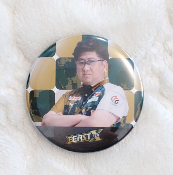 BEAST X 鈴木大介 Mリーグ 缶バッジ 新品