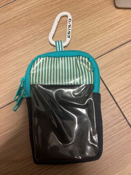 estivo チケットホルダー リフト券入れ スノボー デニム風 小物入れ