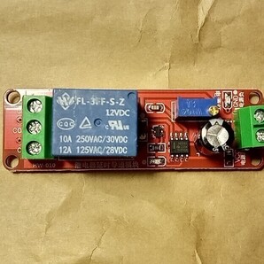 送料無料☆12V 1C遅延リレー2秒(10A)2個 オンディレイ タイマー ユニット☆ #7