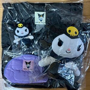 ドトール 福袋 DOUTOR×Kuromi クロミ グッズ フルセット 新品未開封