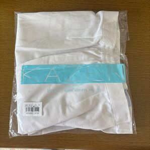カゼン KAZEN スラックス 白 脇ゴム 医療業務用 看護師 ナース Sサイズ 未使用品