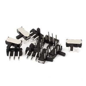 【匿名配送】uxcell マイクロスライドスイッチ トグルスイッチ 10本