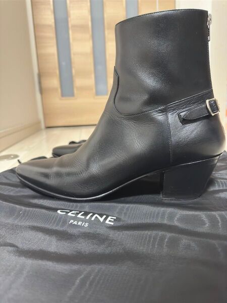 CELINE ジャクノ バックバックル ジップドブーツ