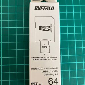 バッファロー microSD 64GB 100MB/s UHS-1 U1 microSDXC 新品