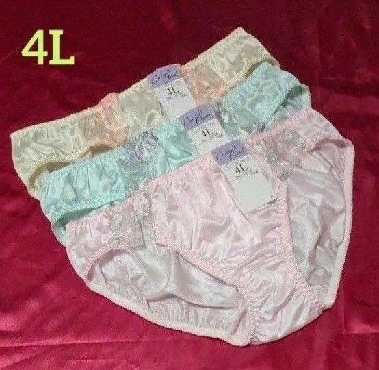 ● 4Lサイズ ● トリコットショーツ 3枚セット!