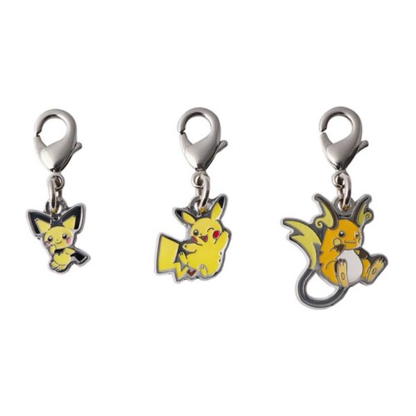 ポケモンセンター new全国ずかんメタルチャーム 172・025・026 3点セット