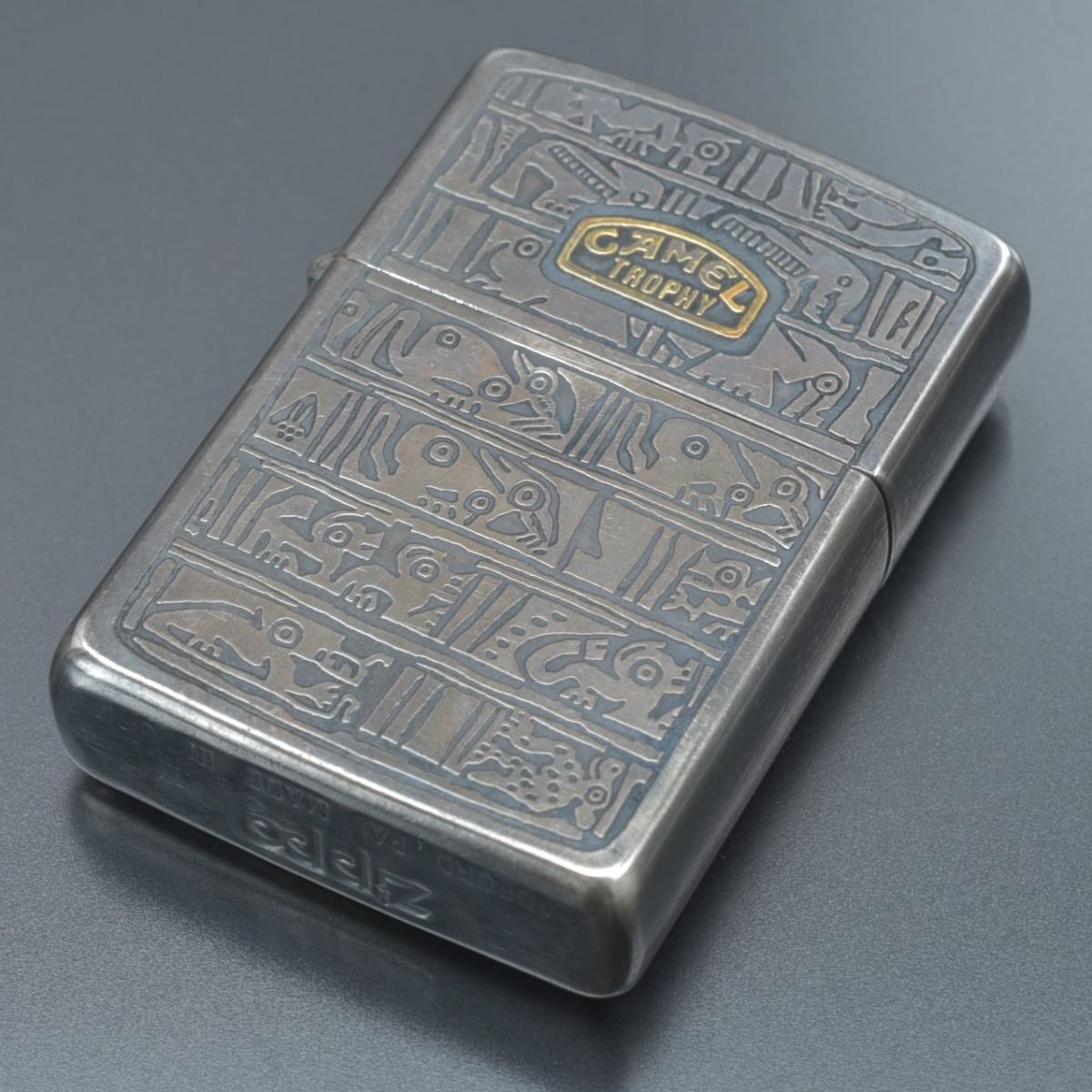 火花確認済み ZIPPO CAMEL TROPHY SINCE 1980 OFF-ROAD ADVENTURE ジッポー 喫煙具 オイル ライター  キャメル シルバー たばこ 喫煙具(たばこメーカー)｜売買されたオークション情報、Yahoo!オークション(旧ヤフオク!) の商品情報をアーカイブ公開  - オークファン（aucfan 