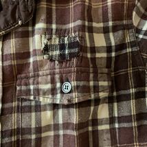 Varde77 fading flannel shrits”フランネルシャツ　長袖シャツ チェックシャツ ネルシャツ_画像4