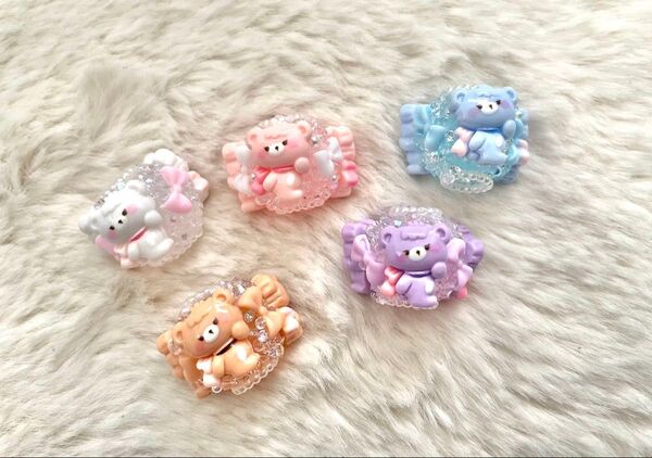 【再入荷しました!】最新作 シュガークマビーズ 1個170円