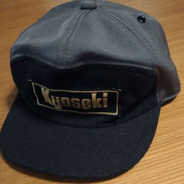 KYOSEKI 共石 ビンテージ キャップ 刺繍ワッペンロゴ 帽子