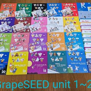 Grape SEED グレープシード 英語教材 ユニット1~20 CD・DVD付き 子ども 英語 教材 4歳~小学生向け
