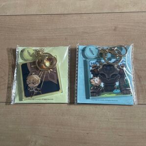 原神 2023ゲームアート展覧会 ちびキャラアクリルキーホルダー 旅人(空)遺跡守衛2個セットB