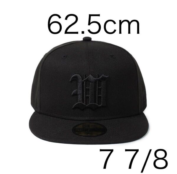 7 7/8 wackomaria newera 59fifty 黒黒 62.5cm