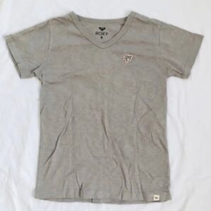 ROXY ロキシー Tシャツ 半袖 カットソー 半袖Tシャツ M グレー