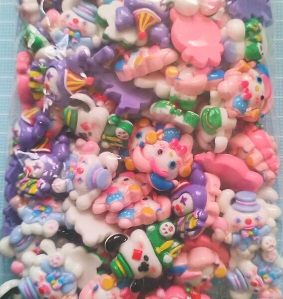 デコパーツ プラパーツ ピエロ 100個