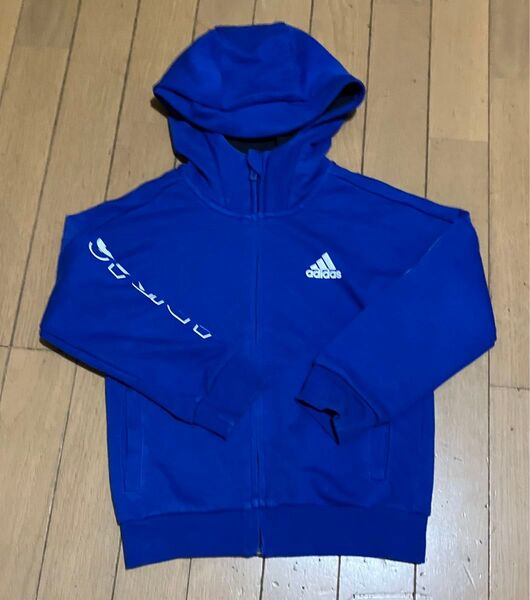 adidas スウェット ジップアップパーカー