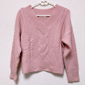 BROWNY STANDARD ピンクのニット
