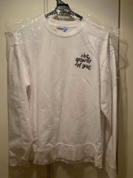 ZARA スウェット S ホワイト クリーニング済み