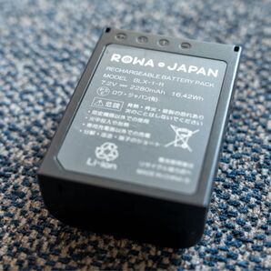 ROWA JAPAN バッテリーパック BLX-1-R 充電器付