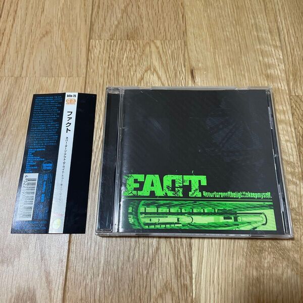 FACT CD 帯、対訳カード付き NEVER TURN OUT THE LIGHT TO KEEP MYSELF