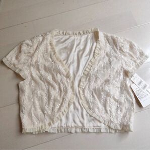 レストローズ L'EST ROSE 総レース ボレロ 羽織り