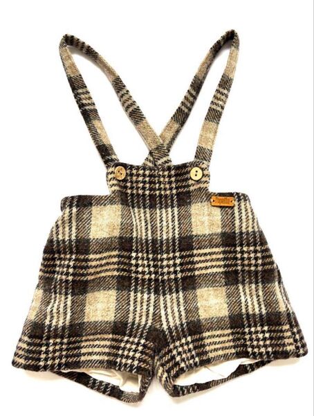 Popelin サロペット 18-24m 結婚式 誕生日 入園式 フォーマル 子供服 ショートパンツ