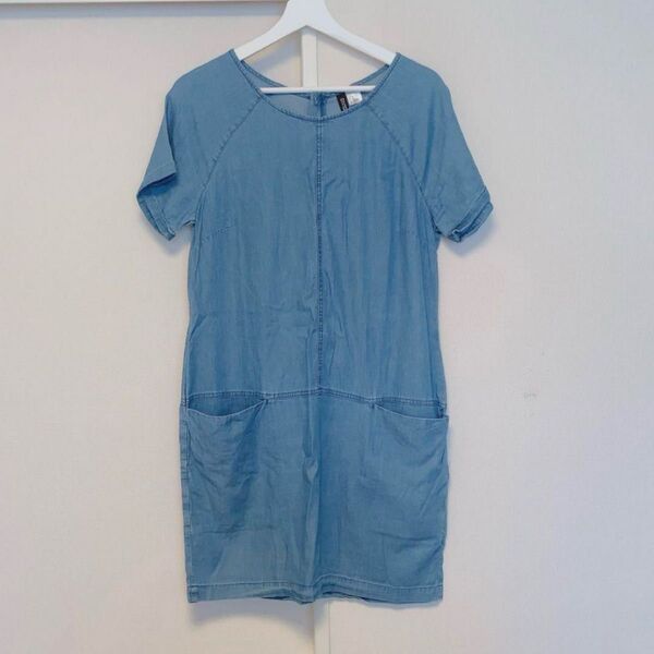 H&M DIVIDED デニム 半袖 ワンピース