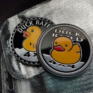 【新商品!】可愛いDUCK RATED エンブレム(アヒルちゃん)6cm
