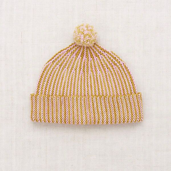 Misha&Puff Strata Garter Hat 4-8y 帽子 ビーニー ニット帽 ガーター ハット ミーシャ パフ