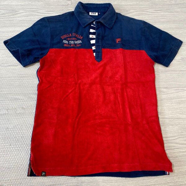 FILA GOLF パイル生地 ポロシャツ