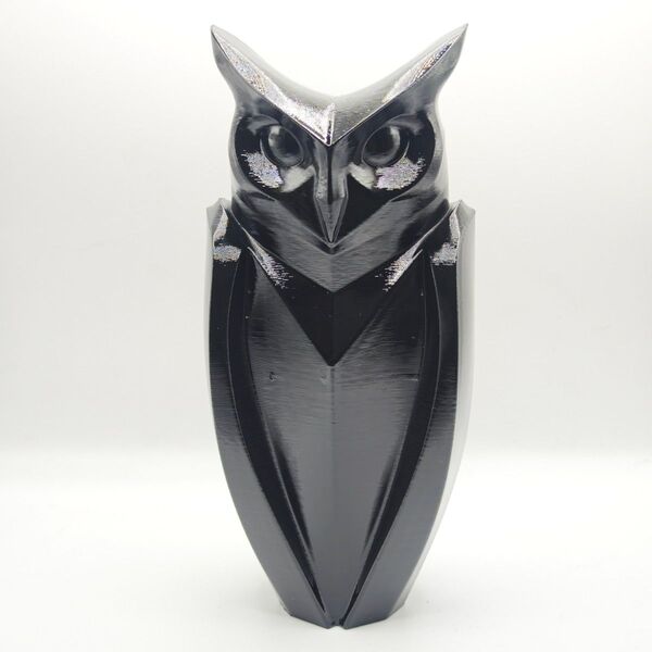 フクロウのオブジェ 超軽量 3Dプリント作品