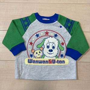 いないいないばあ ワンワン うーたん トレーナー 裏起毛 サイズ80 キッズ 子供