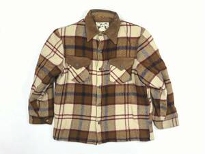 古着 18617 Lサイズ woolrich ウール レザー コート USA ビンテージ オリジナル vintage 60 70 80 90 ジャケット マッキノー