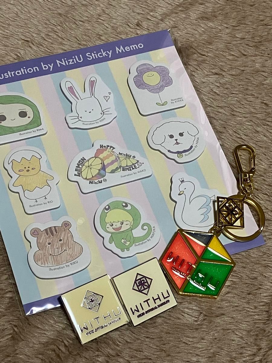 NiziU ファンクラブ WithU 会員特典 入会特典 Niziキューブ付 NiziU ファンクラブ WithU 会員特典 入会特典 Niziキューブ付