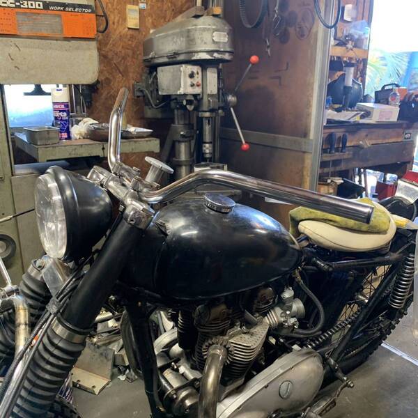 トライアンフ ミリバー ハンドル BSA ノートン TR6 T120 ビンテージ ダート モトクロス (WW84190)