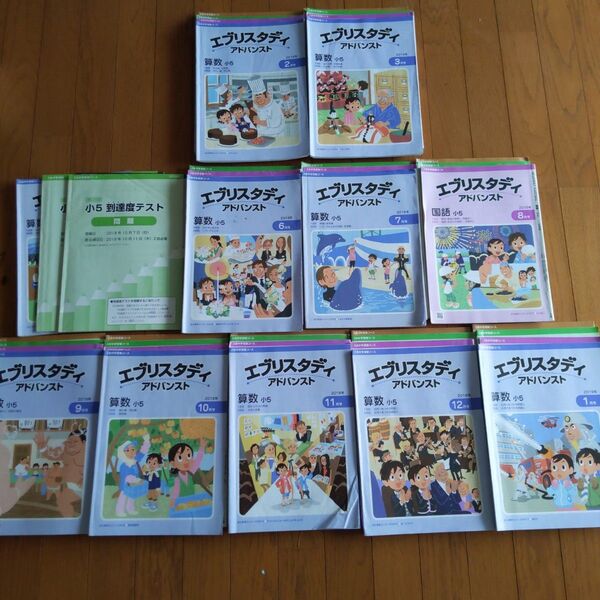 Z会 小5エブリスタディ アドバンス 2月号〜1月号 トータル指導プラン40冊